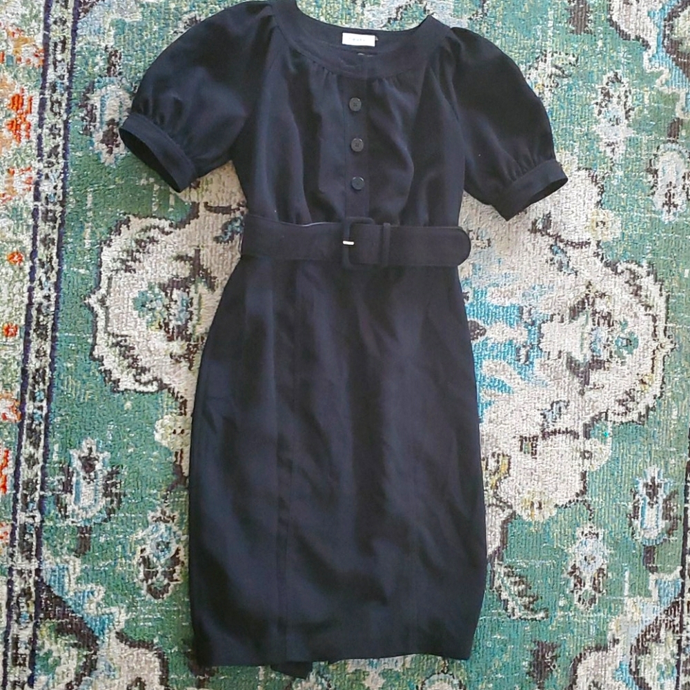 Calvin Klein black sheath dress